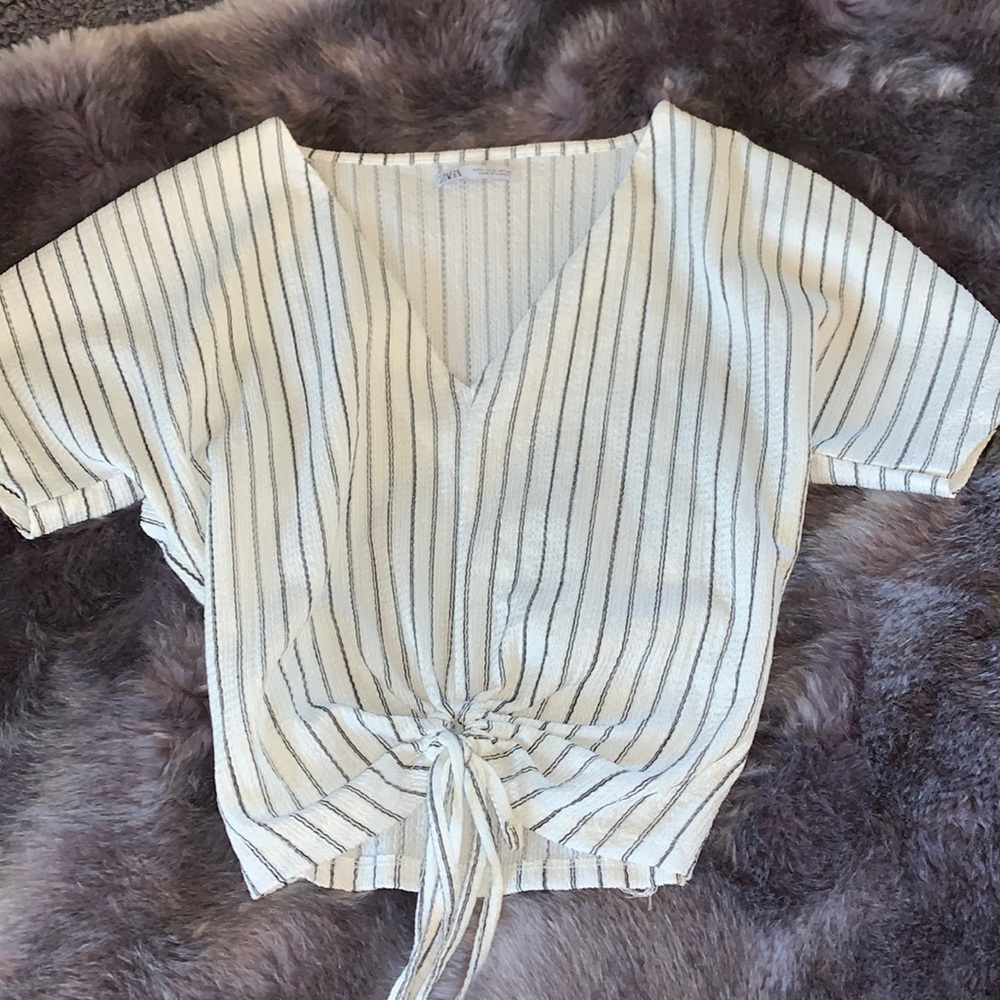 ZARA NEW Never worn striped blouse